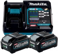 Makita 191L76-1 Power Source Kit 2x aku 40 V + nabjeka DC40RA