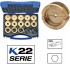 Klauke D22SET set krimpovacch matric 6-300 mm² D 22 v kufru, 13 ks, srie K22