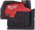 Milwaukee M12 CLLP-301C aku kombinovan kov laser 3,0 Ah 4933478100