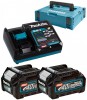 Makita 191V07-0 Power Source Kit Li 40 V Set 2x BL4020 aku 2,0 Ah + DC40RA nabjeka + kufr