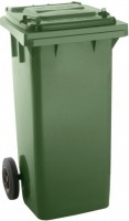 10.86-P240-Z popelnice 240 l plastov zelen s koleky PROTECO