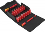 Wera 8100 SA VDE 1 gola sada 1/4“ s r��nou Zyklop VDE, metrick�, 22 d�l�, 05004967001