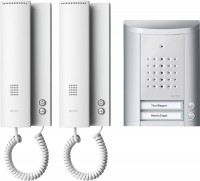 Ritto 1841220 ENTRAVOX domovn telefon kompletn sada, pro 2 rodiny, stbrn