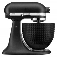 KitchenAid Artisan 5KSM156CXEBK kuchy�sk� robot s keramickou m�sou 4,83 l, litinov� �ern�