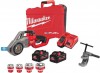 Milwaukee M18 FPT114-802CA aku zvitoez + 2x 18V/8.0Ah + 4 hlavy + kufr 4933479421