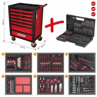 KS Tools dlensk vozk RACINGline, 598 ks, 7 zsuvek