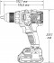 HAZET 9230-2 aku vrtaka 2x 18 V, 2.0 Ah Li-ion