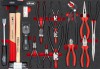 VIGOR V5636N sada kle�t� a kladiv, 16 ks n��ad� s p�novou vlo�kou velikosti L