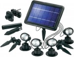 Quattro Power, IP44 solární bodové osvětlení Esotec