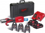 Milwaukee M18 ONEBLHPT-302C TH-SET aku hydraulick lis 2x aku 18V/3.0Ah, 3x elist TH 16/20/32mm + kufr 4933478307