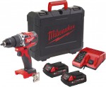 Milwaukee M18 CBLPD-202C aku vrtaka pklepem + 2x 2,0 Ah + kufr 4933464320