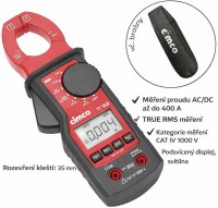 Cimco 4100 digit�ln� proudov� kle�t� TRMS CAT IV 1000 V, s bra�nou, 11149