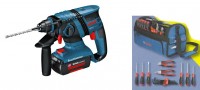 GBH 36 V-LI Compact 2x1,3 Ah + bra�na s n��ad�m za 3.000,- K� zdarma Bosch