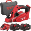 Milwaukee M18 BP-402C aku hobl�k 82 mm, 2 mm, 2x 4,0 Ah, nab�je�ka, kufr, 4933451114