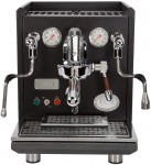 ECM Synchronika Dualboiler black, dark walnut pkov kvovar