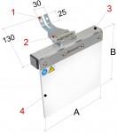 Bernardo PMA 02/216 ochrann kryt pro brusky, 57-1251
