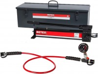 AHP704 hliníková ruční pumpa 1000 bar, 2-stupňová + ocelový kufr a přísl. Betex