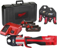 Milwaukee M18 BLHPT-202C U-SET aku hydraulick lis 2x aku 18V/2.0Ah, 3x elist TH + kufr 4933451136