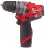 Milwaukee M12 FPDX-202X aku vrtaka s pklepem 2x 2,0 Ah