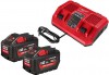 Milwaukee M18 HNRGO3-122 sada akumultor a nabjeky 4932492935