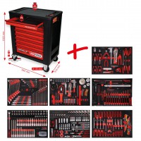 KS Tools dlensk vozk performanceplus P15, 397 ks, 7 zsuvek