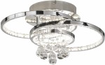 9103.01.01.8420 LED stropn svtidlo 37 W, 45 cm, tepl bl, chrom WOFI Medley