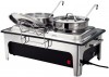 500840 CHAFING DISH polvkov se dvma hrnci - 2x 4 litry 