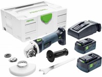 Festool AGC 18-125 5,0 EBI-Plus aku bezuhlkov hlov bruska 577700
