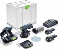 Festool ES-ETSC 125 3,0 I-Plus aku hranov bruska 2x 18V/3.0Ah + Systainer 577697