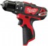 Milwaukee M12 BPD-0 aku p��klepov� vrta�ka bez aku, 4933441950