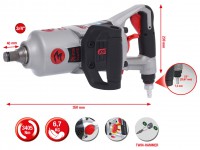 KS Tools pneumatick vkonn nrazov utahovk 3/4