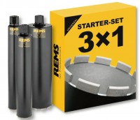 REMS UDKB Starter Set diamantov� vrtac� korunky 62-82-132 mm, 181101