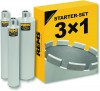 REMS UDKB-LS Starter Set diamantov� vrtac� korunky 62-82-132 mm, 181111