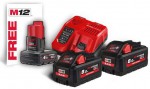 Milwaukee M18 HNRG-802 sada akumultor a nabjeky 4933471073