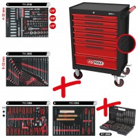 KS Tools dlensk vozk ECOline, premium, 515 ks, 7 zsuvek