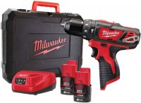 Milwaukee M12 BPD-202C aku p��klepov� vrta�ka 2� 2,0 Ah + kufr, 4933441940