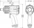 Hazet 9013MTT pneu rzov utahovk Twin turbo 3/4“, 1890 Nm