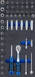 BGS 4127 vlo�ka do d�lensk�ho voz�ku 1/3 – sada n�str�n�ch kl��� 1/4“, 50 d�l�