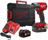 Milwaukee M18 FMTIW2F12-502X aku rzov utahovk 1/2 + 2x 5,0 Ah + HD-Box