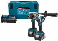 Makita DLX2432TJ aku sada DDF486 + DTD135 + 2x 18V/5,0AH + DC18RC + MAKPAC