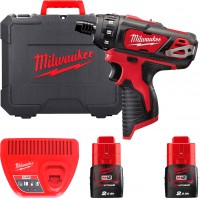 Milwaukee M12 BD-202C aku subkompaktn� �roubov�k 2� 2,0 Ah + kufr, 4933441900