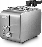 DeLonghi CTX2203.S topinkova� se sendvi�ov�mi kle�t�mi, 550 W, st��brn�