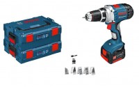GSR 14,4 VE-2-LI aku �roubov�k + 2x3,0 Ah + 2xL-Boxx + 77 d�l� p��sl. Bosch 