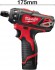 Milwaukee M12 BD-202C aku subkompaktn� �roubov�k 2� 2,0 Ah + kufr, 4933441900
