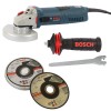 GWS 13-125 CIE bruska hlov + 10x ezn kotou INOX 125x1mm Bosch