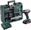 60220788 BS 18 set aku vrtac roubovk, 18V 2,0 Ah mobiln dlna Metabo