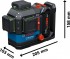 Bosch GLL 18V-120-33 CG Professional liniov� laser 3�360� 18V/12V bez aku + L-Boxx, 0601065101
