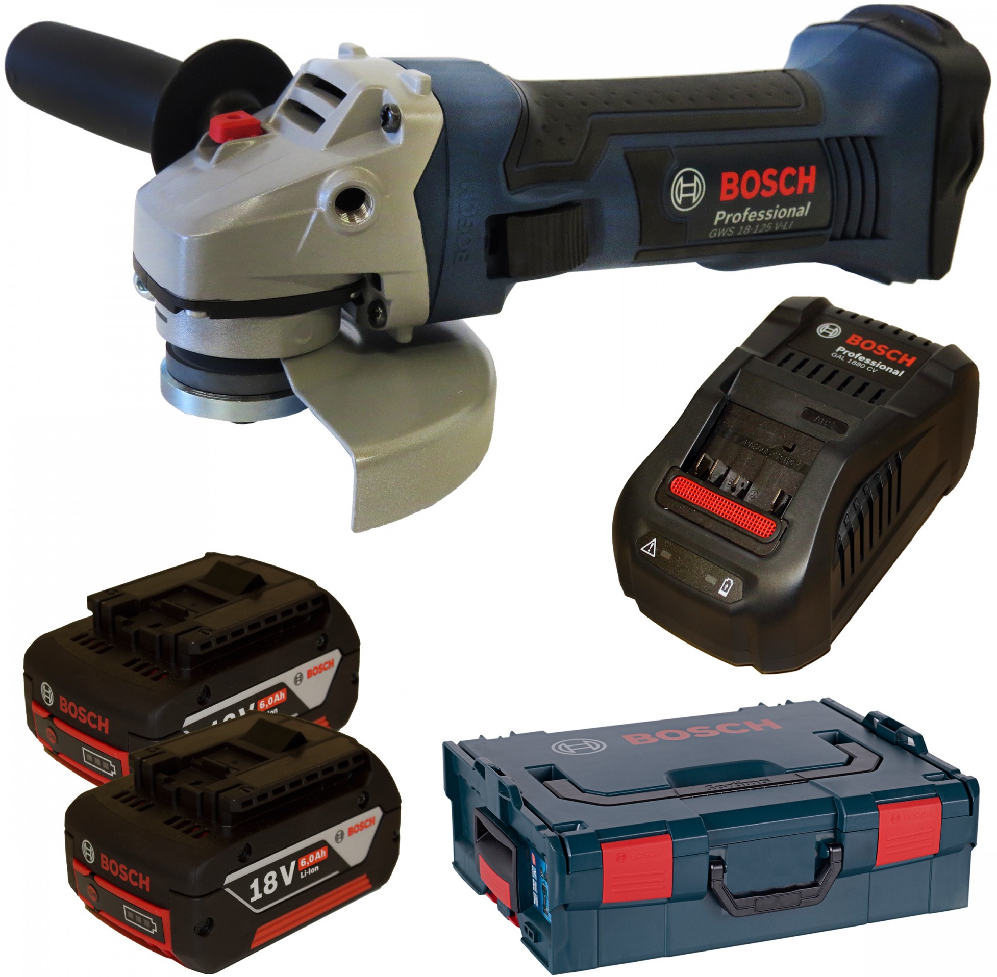 Аккумуляторная угловая шлифмашина Bosch GWS 18v. Bosch GWS 18-125 V-li. Bosch GWS 18v-li l-Boxx. GWS 18-125 V-li бокс.