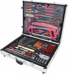 KS Tools 911.0735 souprava n��ad� 1/4“ + 1/2“, 135-d�ln�, hlin�kov� kufr s teleskopick�m madlem