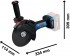 Bosch EXPERT EXWS18V-180P aku �hlov� bruska 180 mm 18 V bez aku + L-BOXX, 06019H6M00